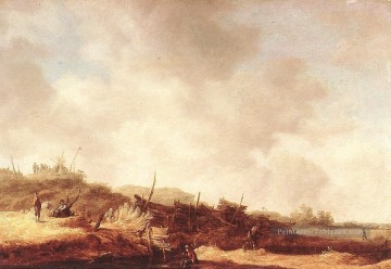 Paysage avec Dunes Jan van Goyen Peinture à l'huile
